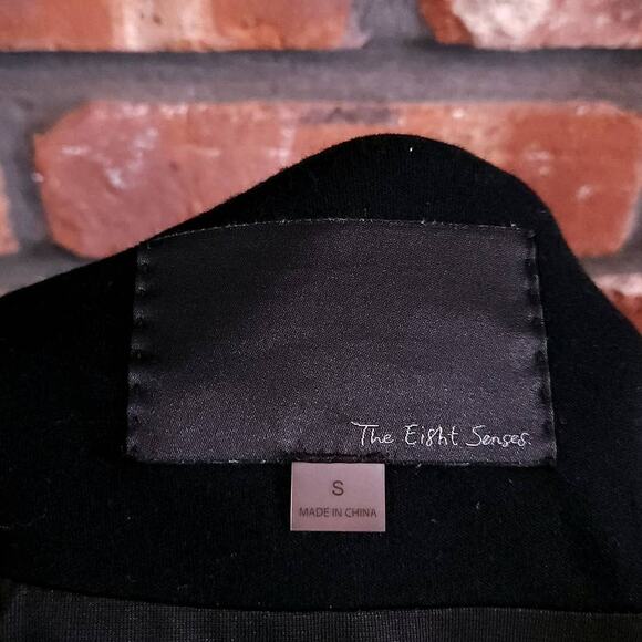 The Eight Senses Snap Front Cardigan Jacket Coatigan Minimalist Women's S - Picture 8 of 8